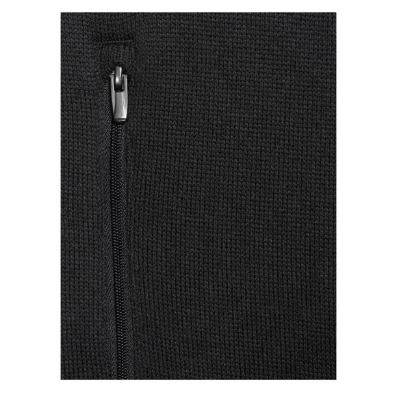 George Men's Black Half Zip Sweater Fleece Casual Comfortable Size Small - Picture 5 of 6